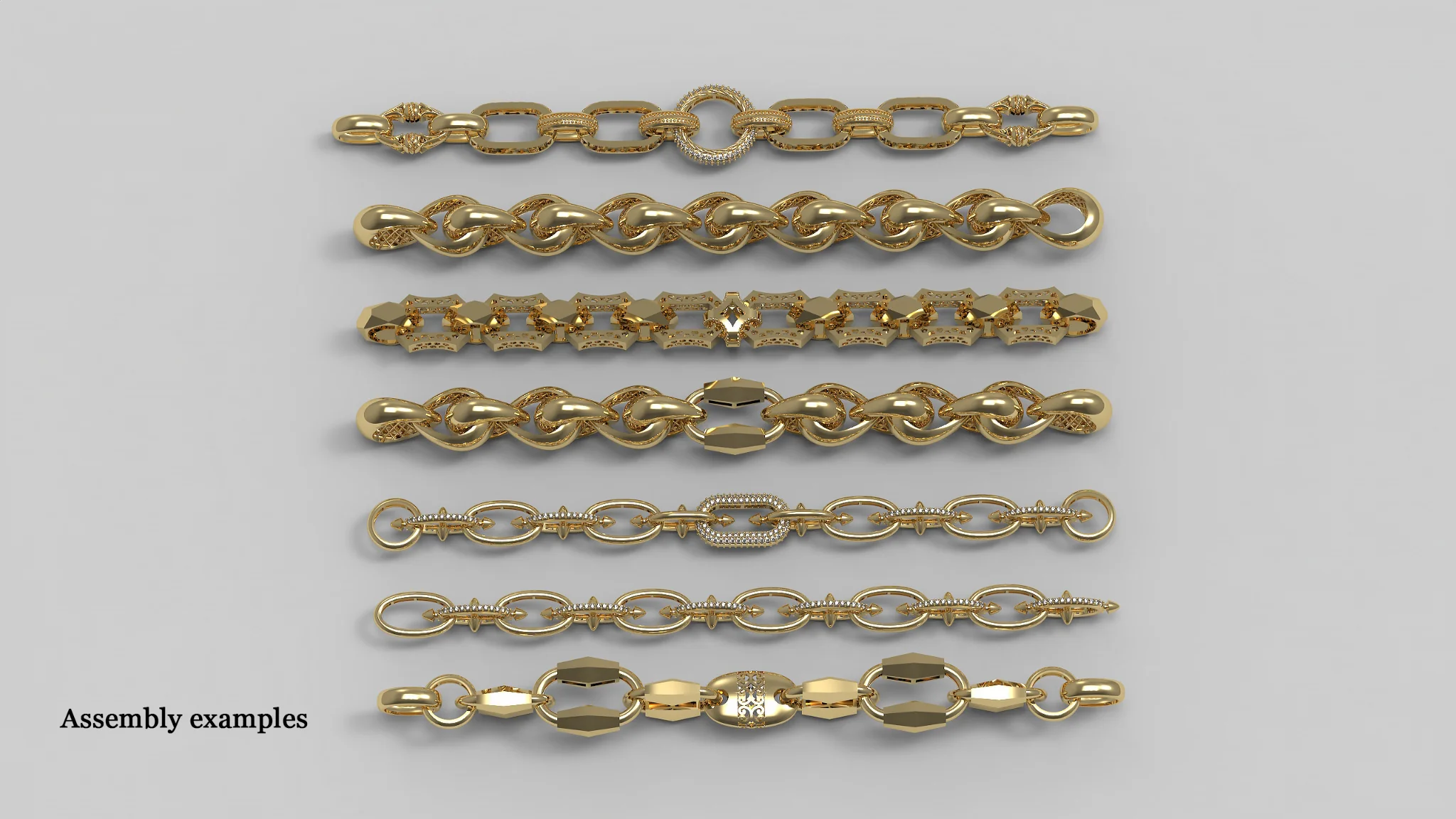 Multi-Link Chain Bead Collection — view 8