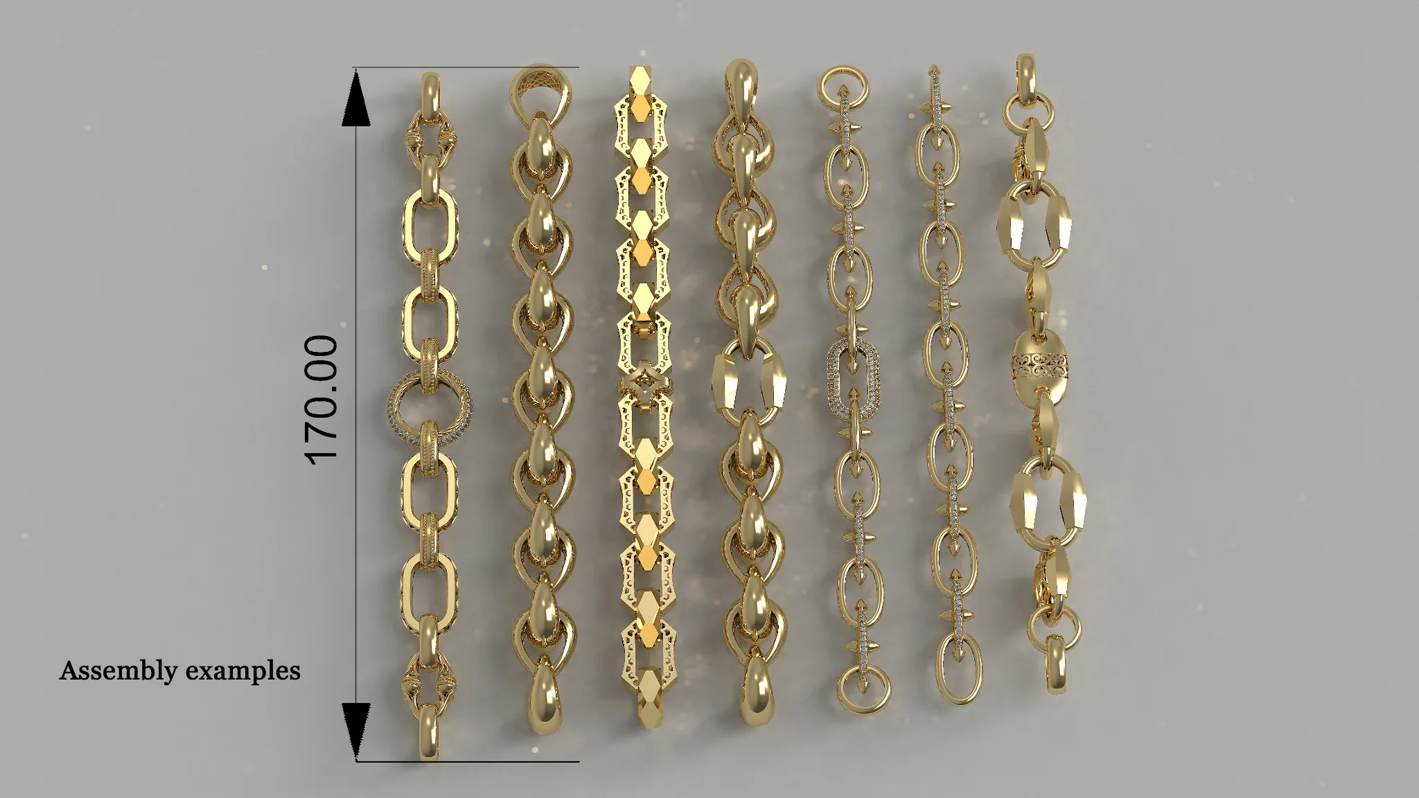Multi-Link Chain Bead Collection — view 7