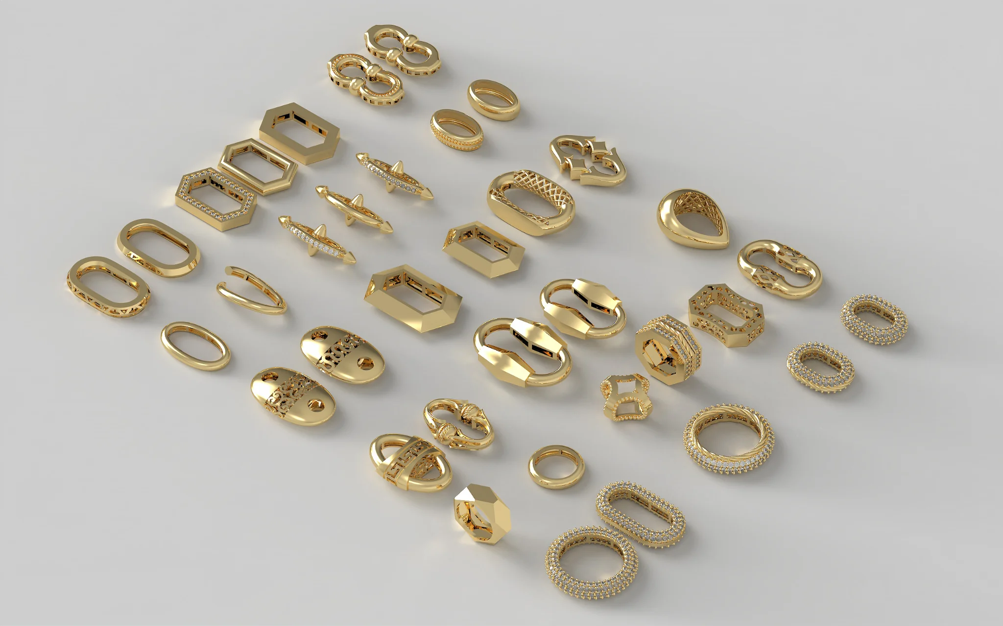 Multi-Link Chain Bead Collection — view 4