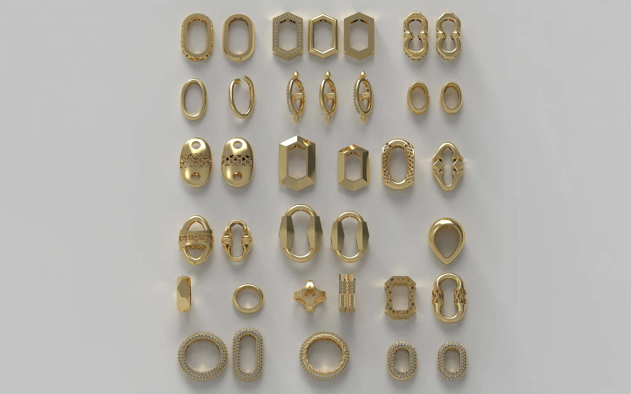 Multi-Link Chain Bead Collection — view 2