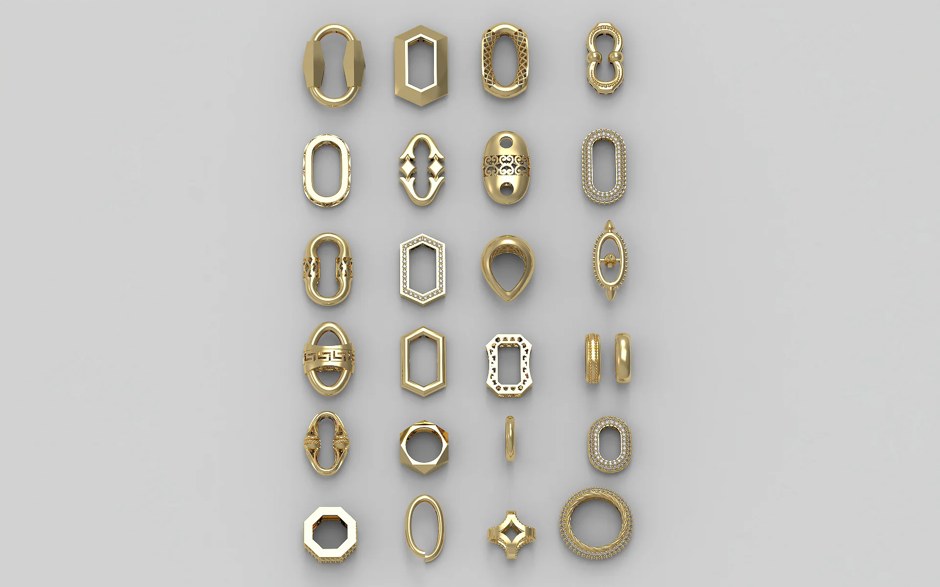 Multi-Link Chain Bead Collection — view 3