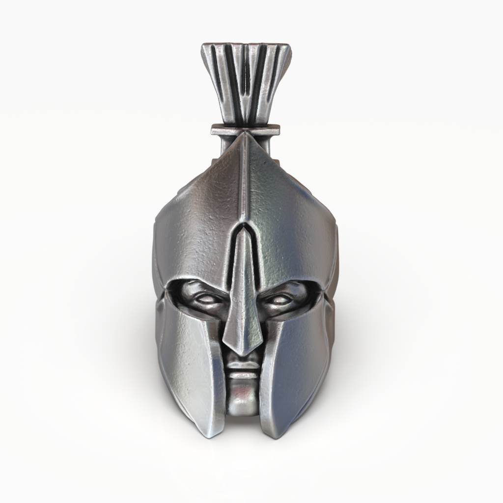 Spartan Warrior Corinthian Helmet Statement Ring — view 3