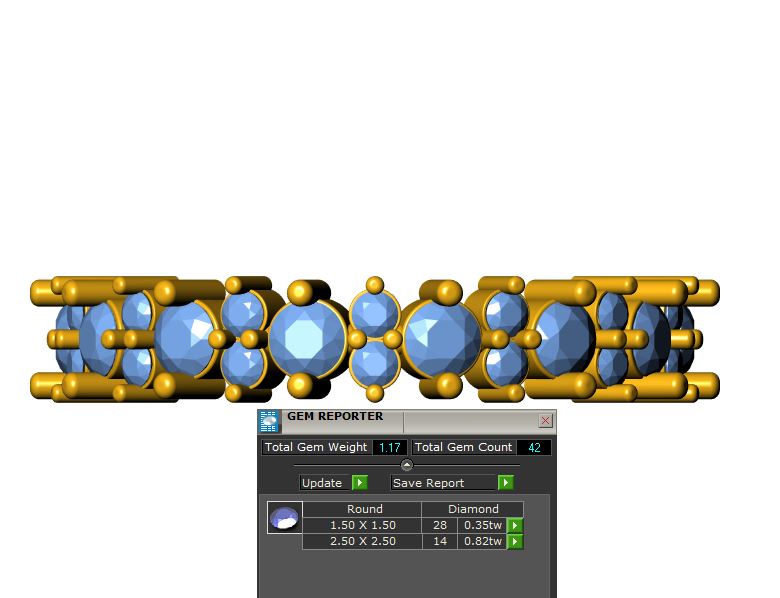 Premium Eternity Band Ring 3D Print CAD Model — view 6