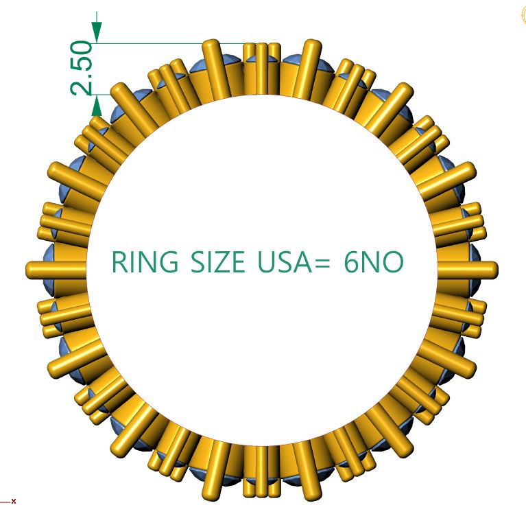 Premium Eternity Band Ring 3D Print CAD Model — view 5
