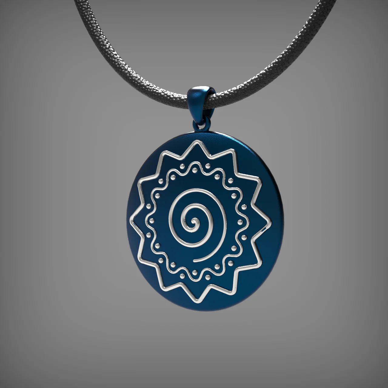 Amulet pendant with a spiral — view 7