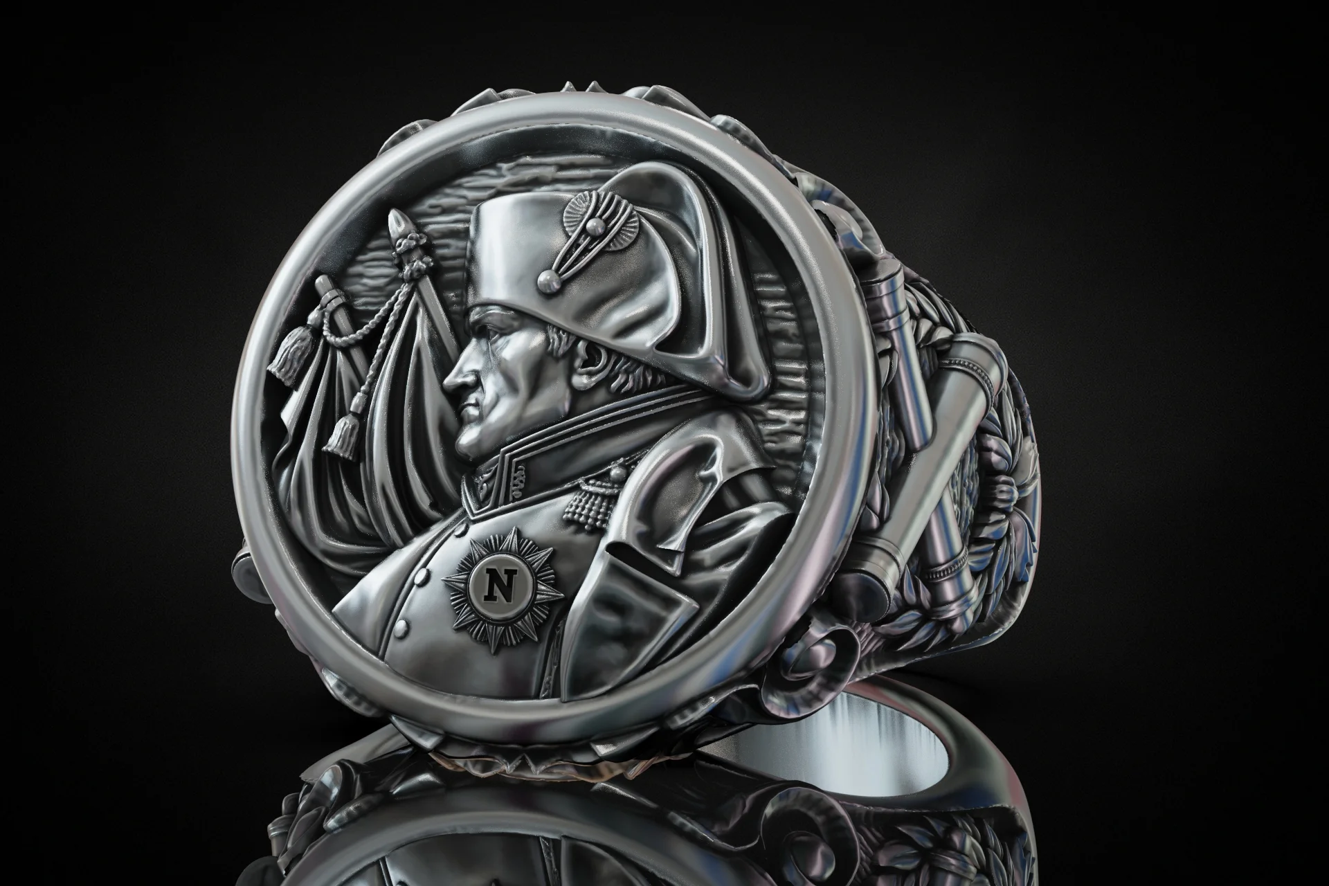 Napoleon Bonaparte Military Signet Ring