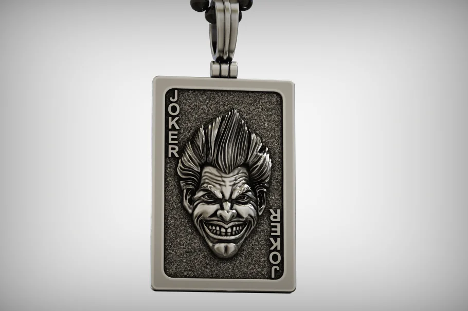 Joker Playing Card Pendant — view 5