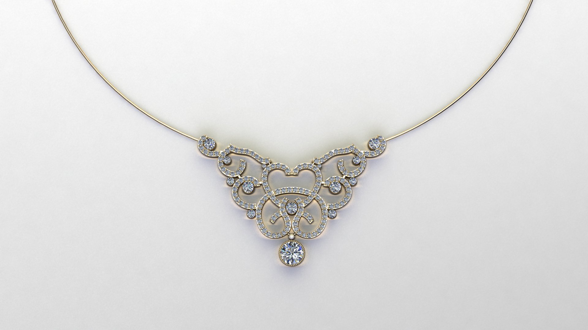 Elegant Minimalist Oval Pendant — view 6