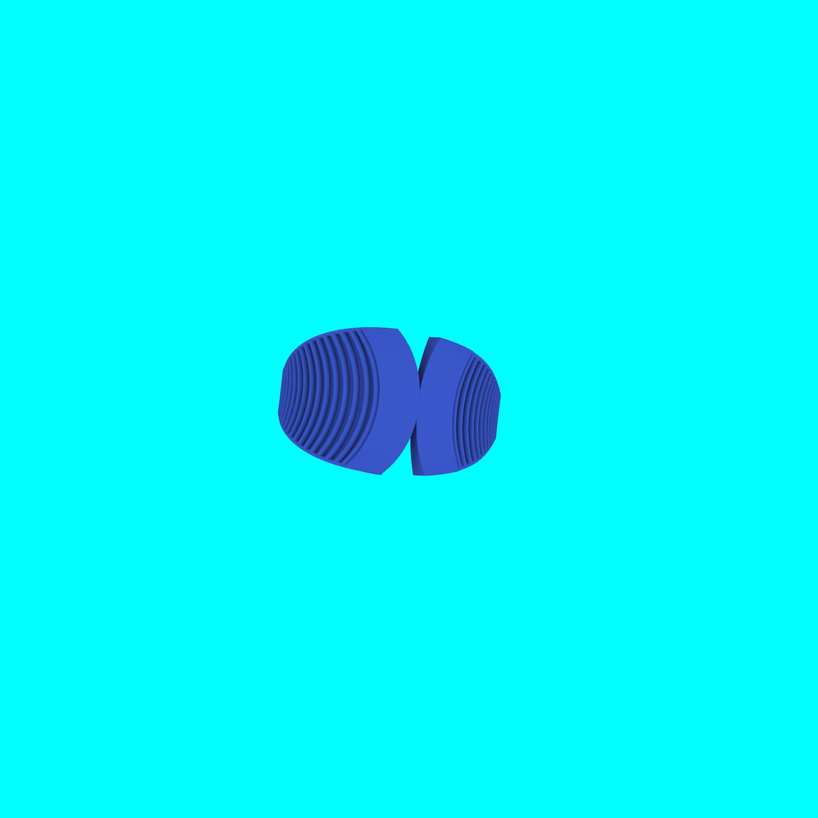 Open Bypass Ring with Curved Ribbed Panels — view 5
