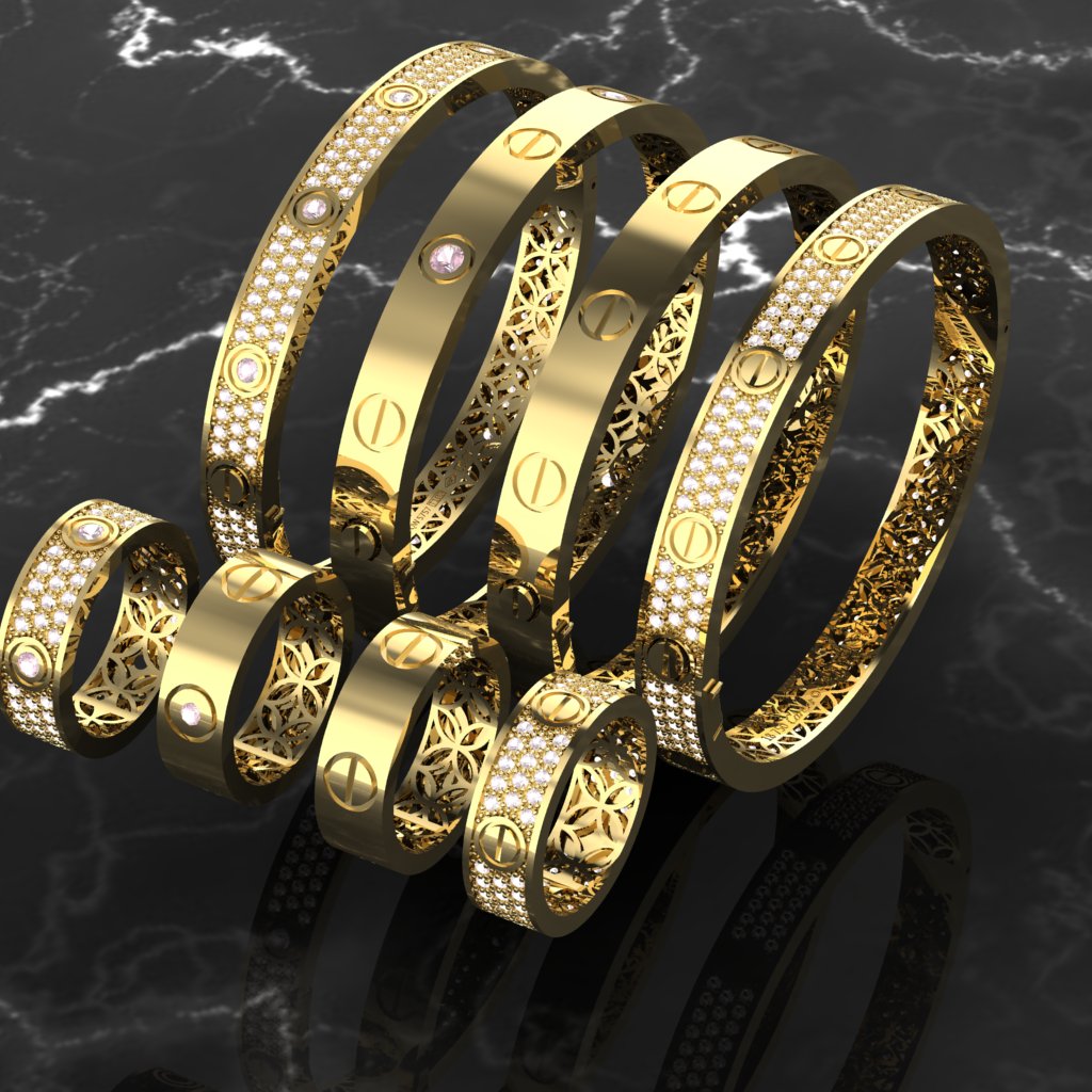 4-version bracelet and ring — view 4