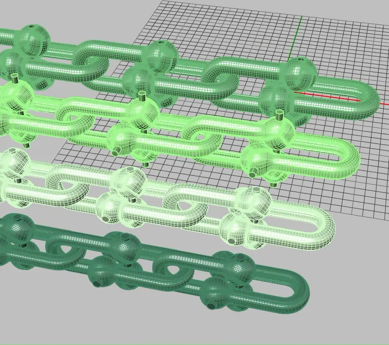 Graduated Hardware U-Link Chain Components Set — view 5