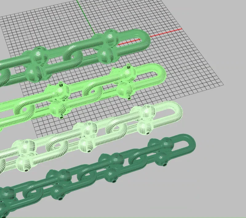 Graduated Hardware U-Link Chain Components Set — view 7