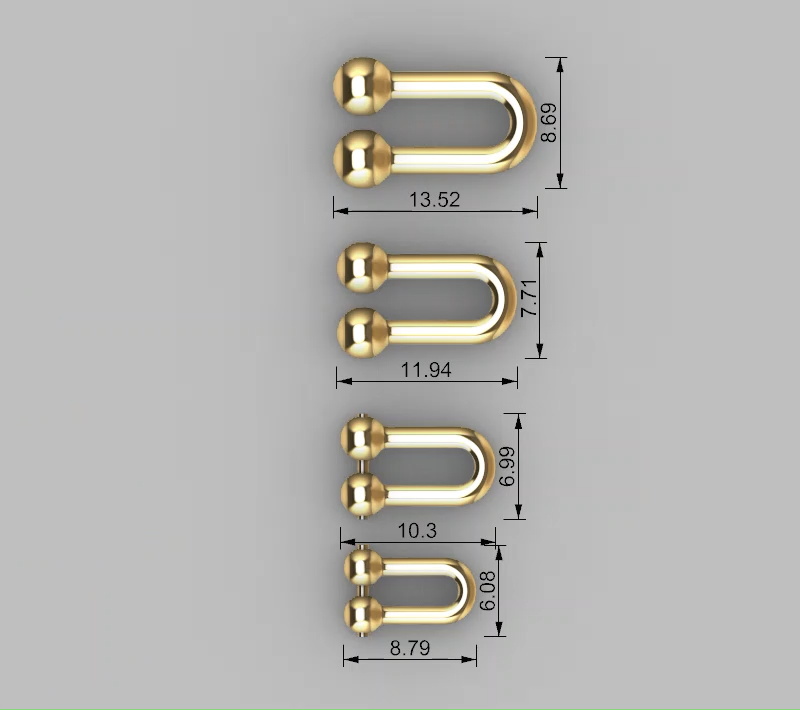 Graduated Hardware U-Link Chain Components Set — view 8