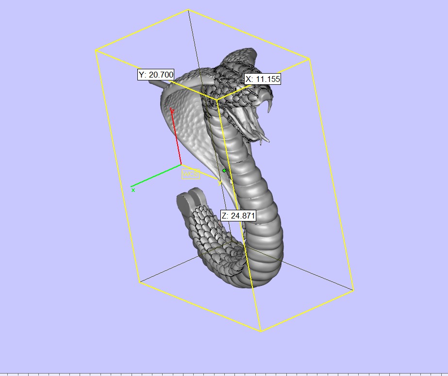 Cobra Serpent with Scales Hoop Earrings — view 8