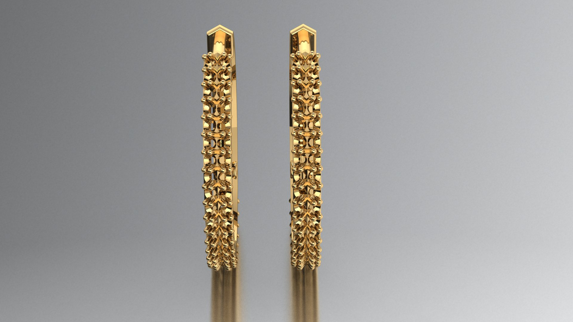 Minimalist Oval Gem Earrings — view 7