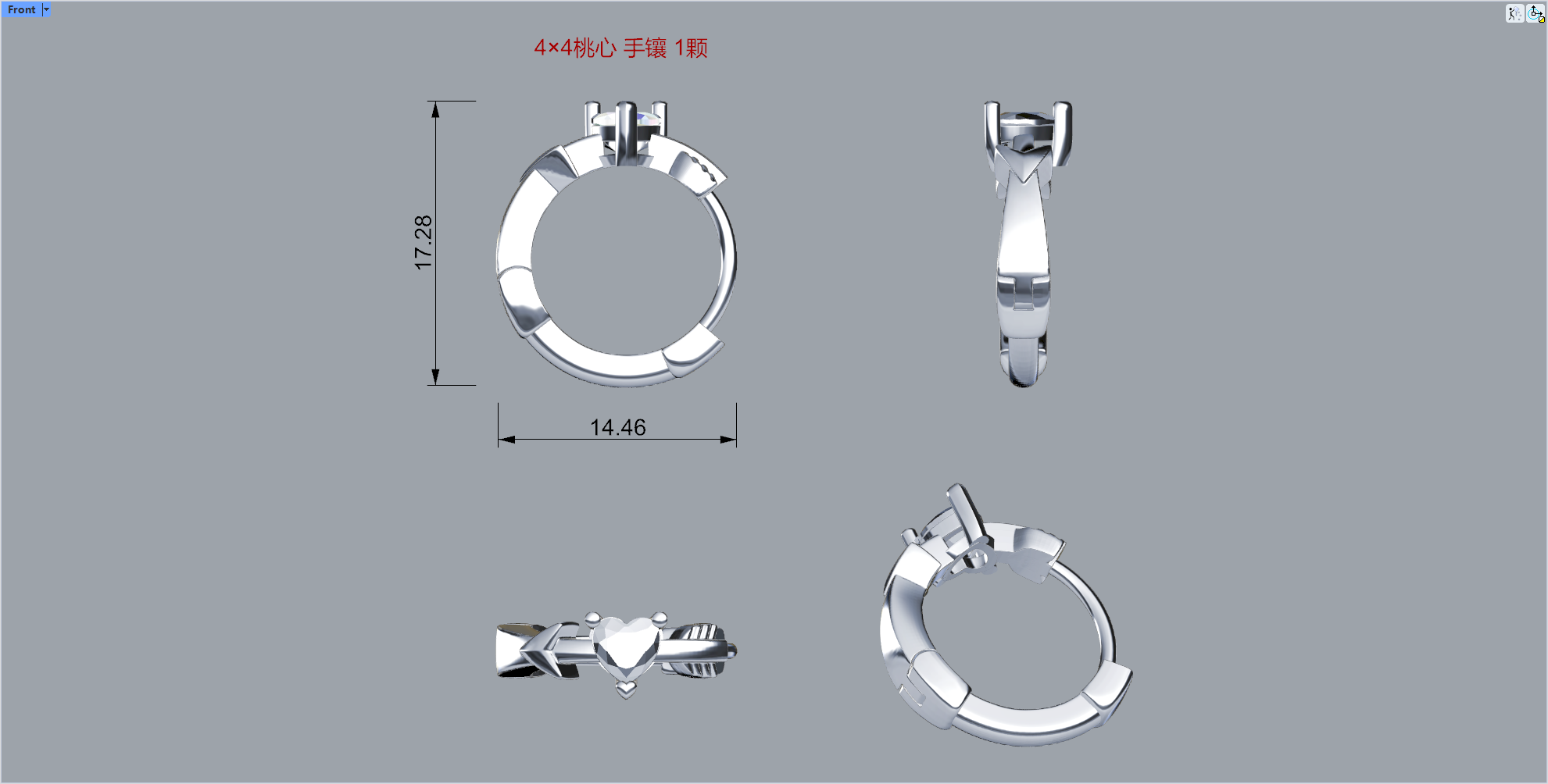 "Love at First Sight - Cupid's Love Arrow Earrings" — view 6