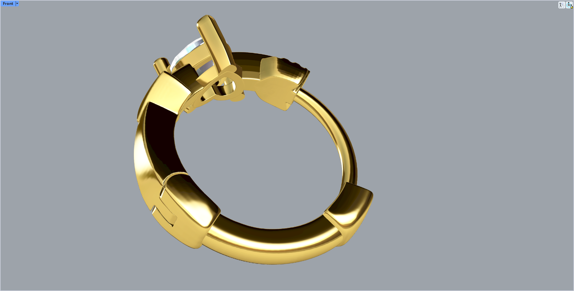 "Love at First Sight - Cupid's Love Arrow Earrings" — view 4
