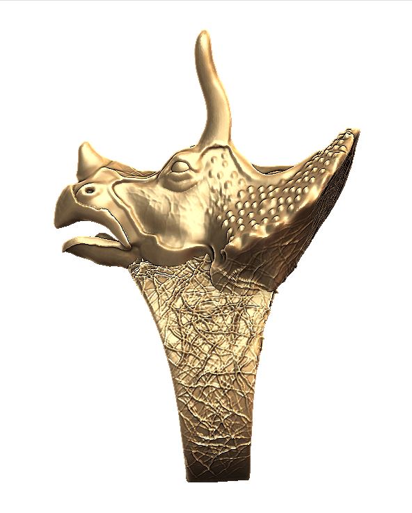 Detailed Triceratops Skull Ring — view 6