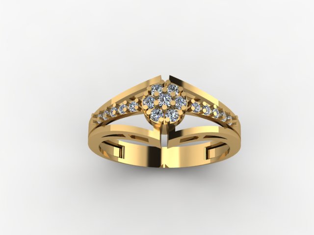 Diamond wedding Ring — view 7