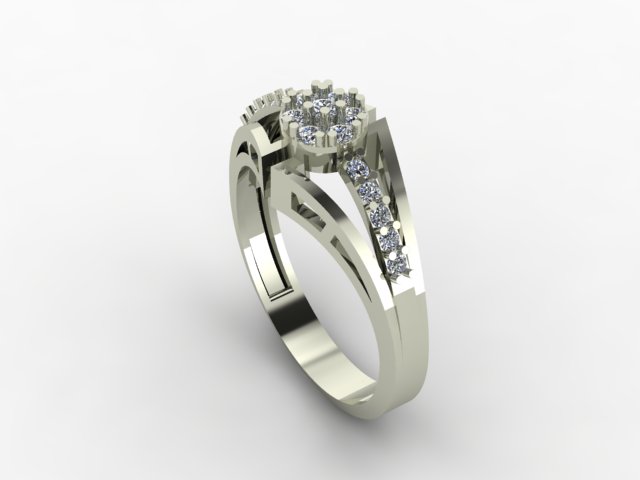 Diamond wedding Ring — view 5