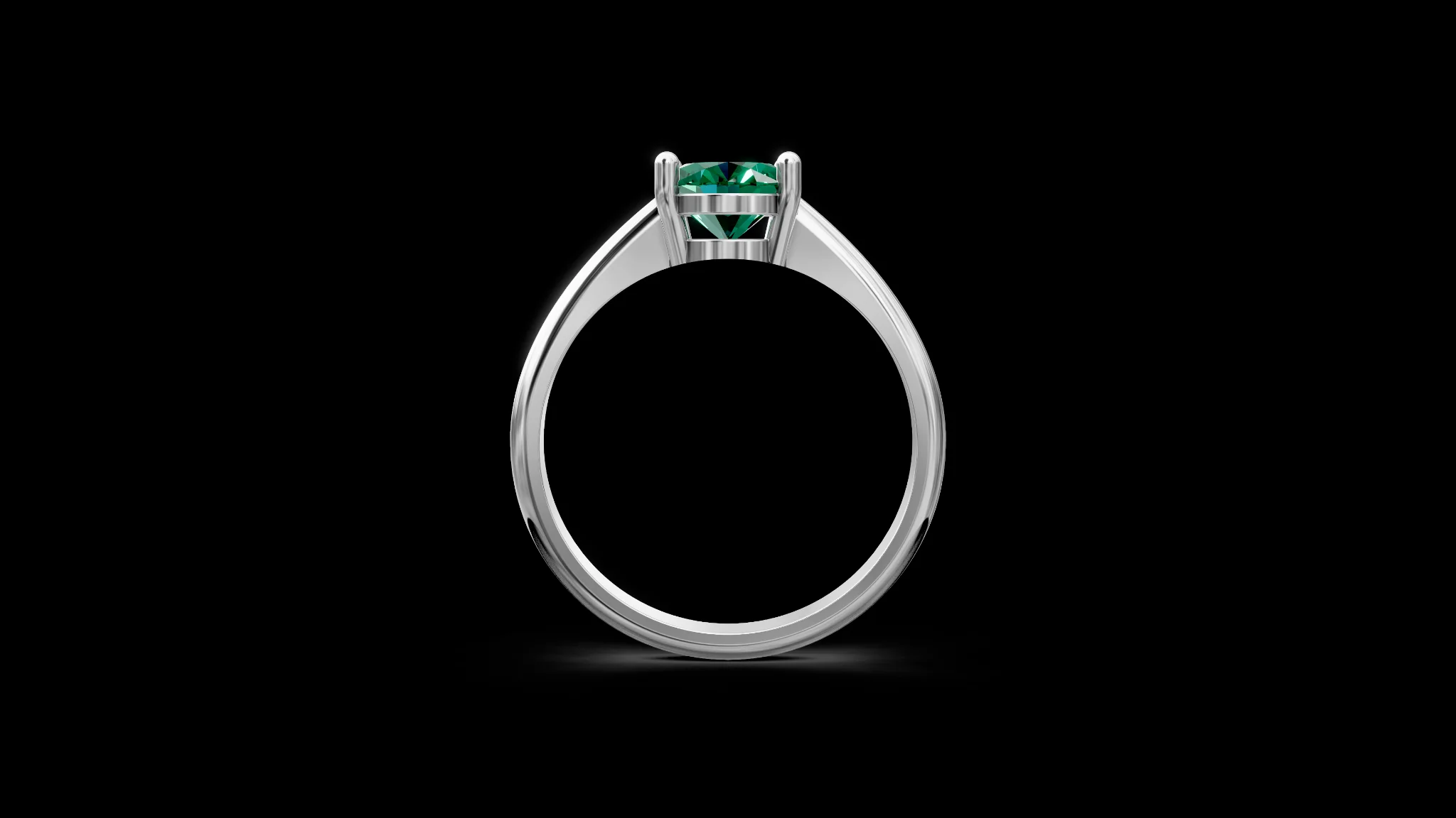 Oval Gemstone Ring — view 7