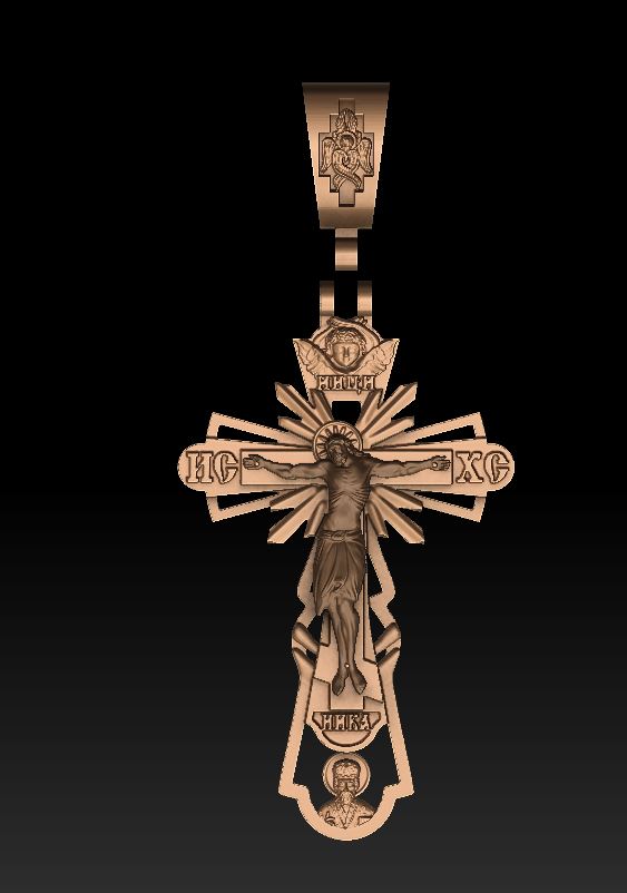 Elegant Christian Cross Pendant — view 7