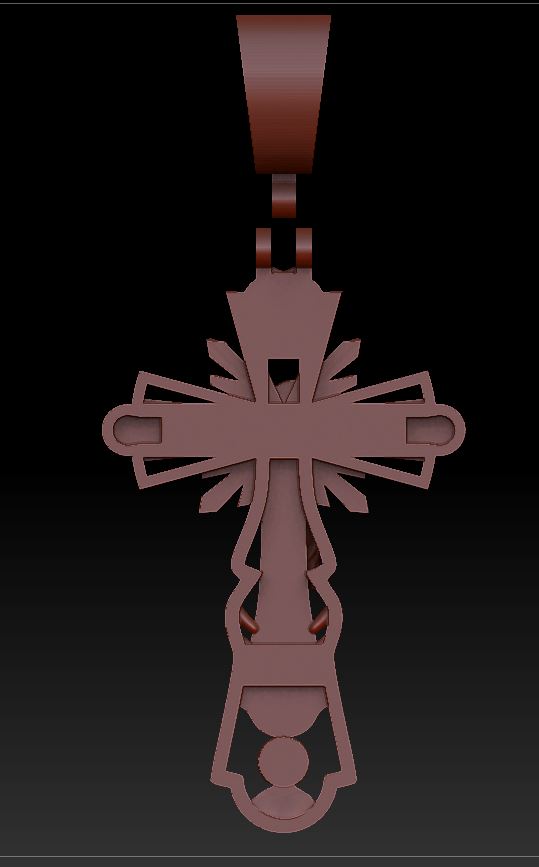 Elegant Christian Cross Pendant — view 4