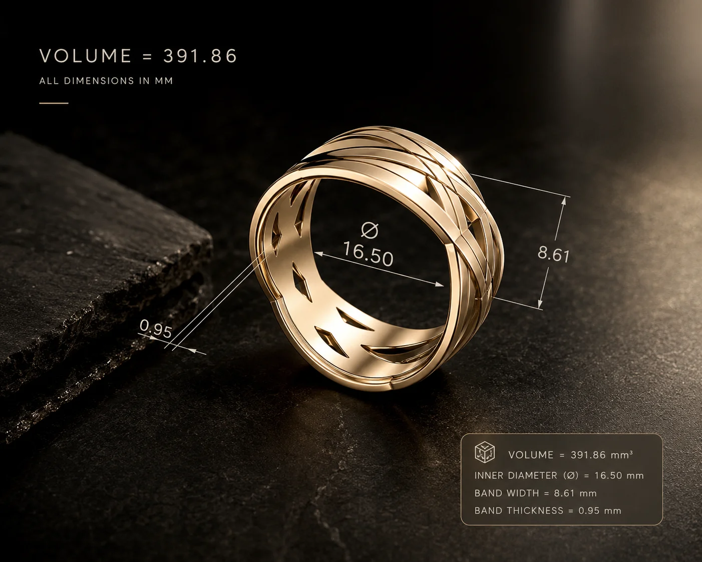 celtic galactic ring — view 2