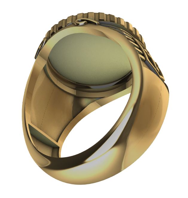 Religious Saint Benedict Protection Ring — view 3