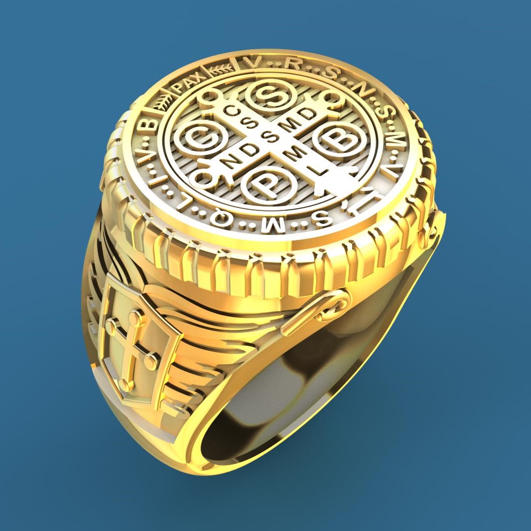 Religious Saint Benedict Protection Ring