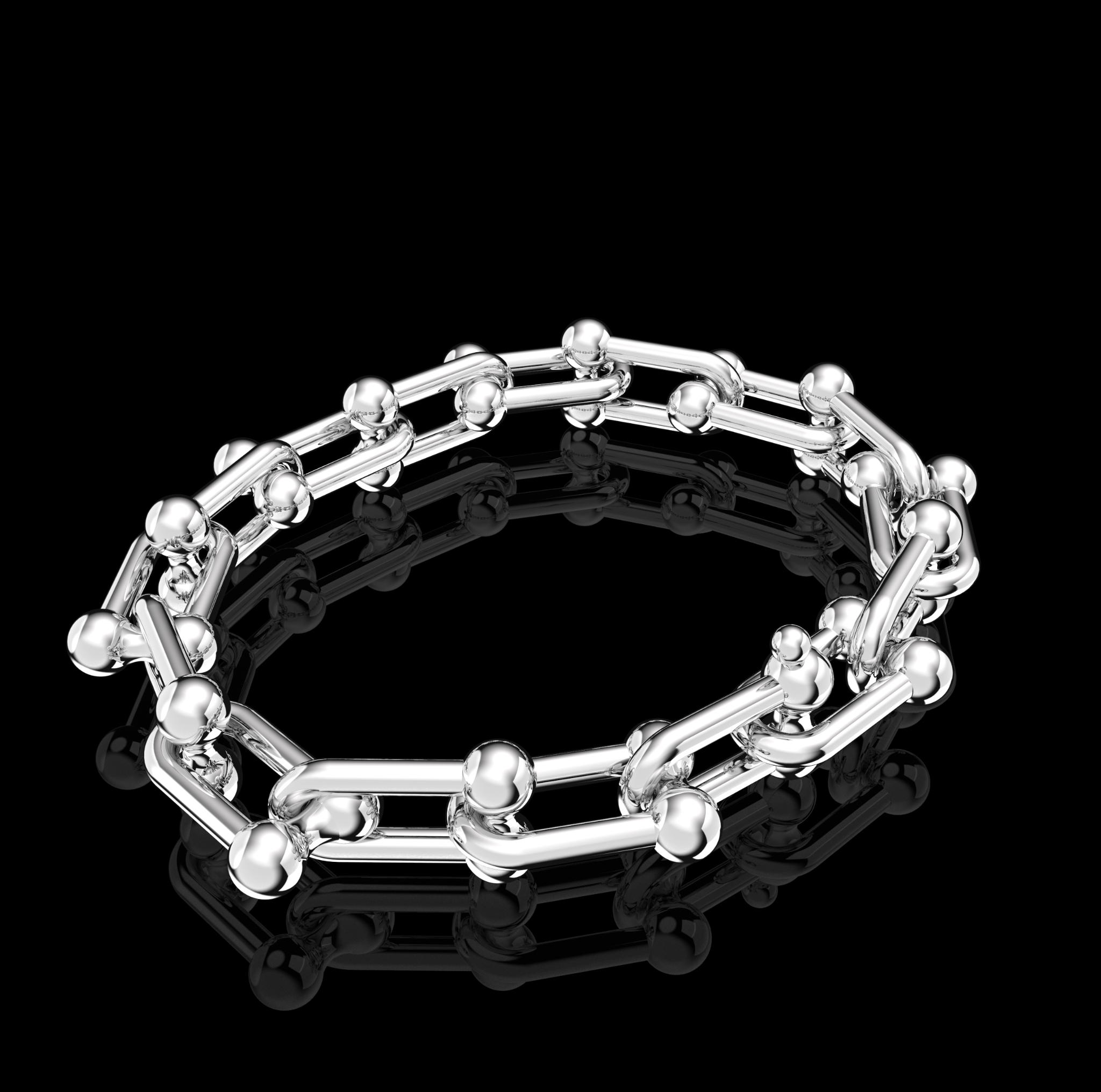Chain Link Bracelet Tiffani style — view 1