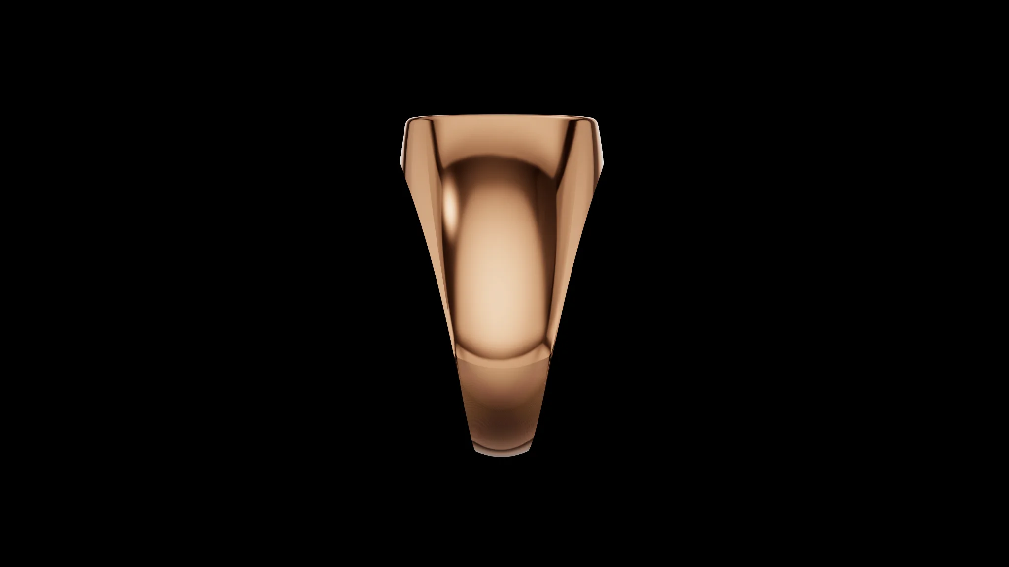 Man Signet Ring with Cabochon — view 6