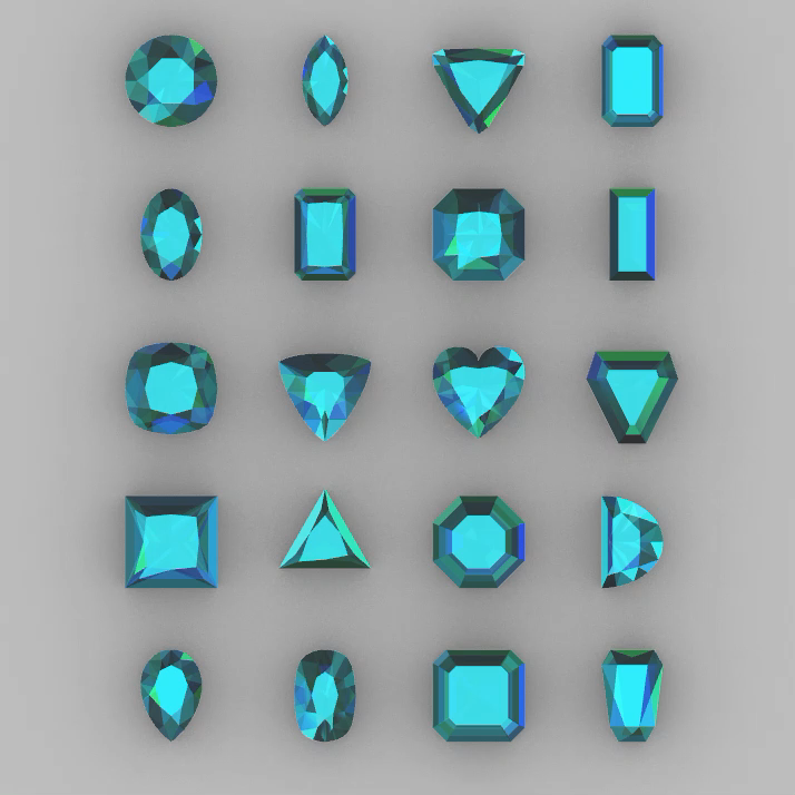 Loose Faceted Gemstone Assortment — view 2
