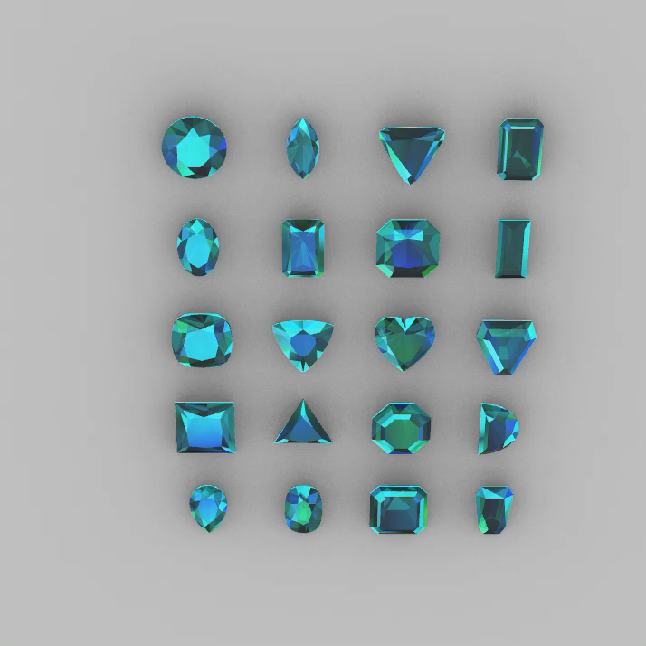 Loose Faceted Gemstone Assortment — view 6