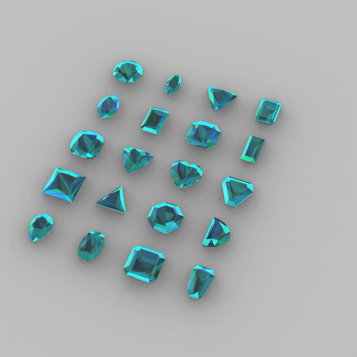 Loose Faceted Gemstone Assortment — view 3