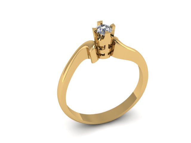 Promise Ring and Wedding ring 15 pointer Diamond — view 7