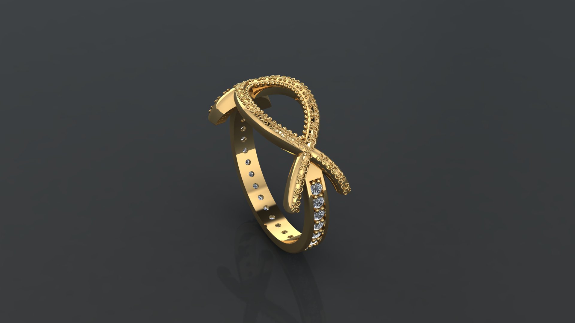 Minimalist Elegant Band Ring — view 6