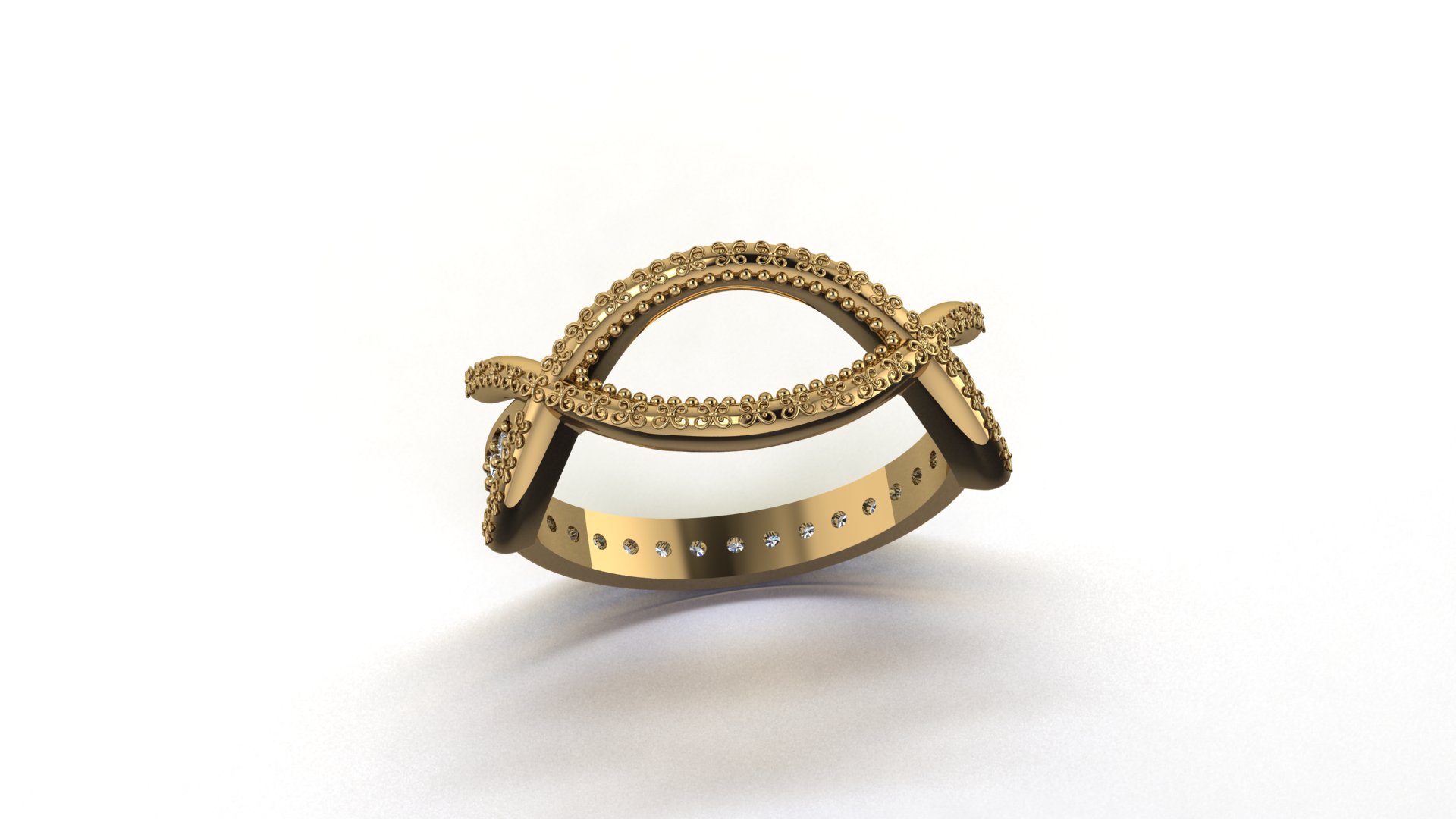 Minimalist Elegant Band Ring — view 7