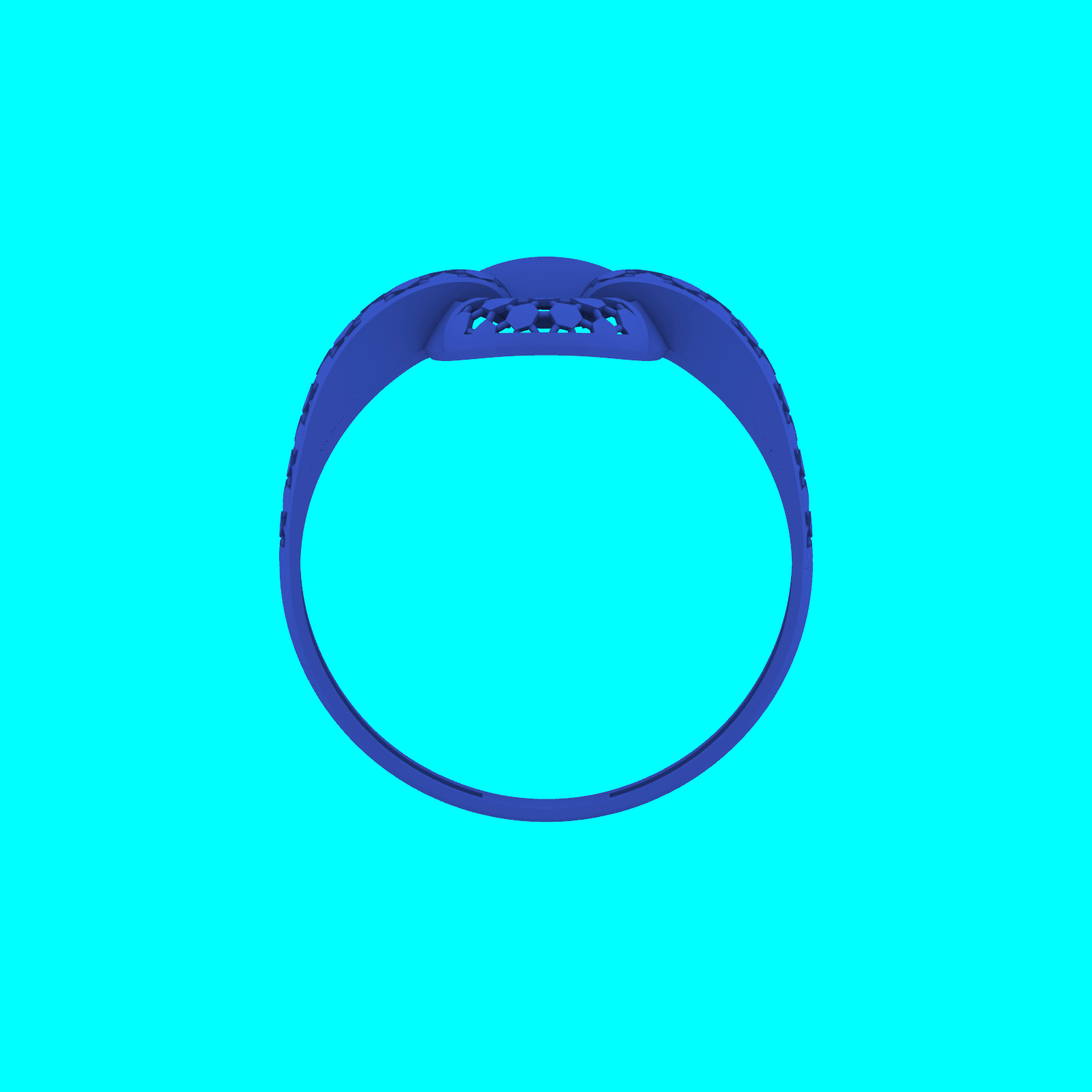 Buy Premium Ring RG096 STL CAD Model for Resin Printing — view 3