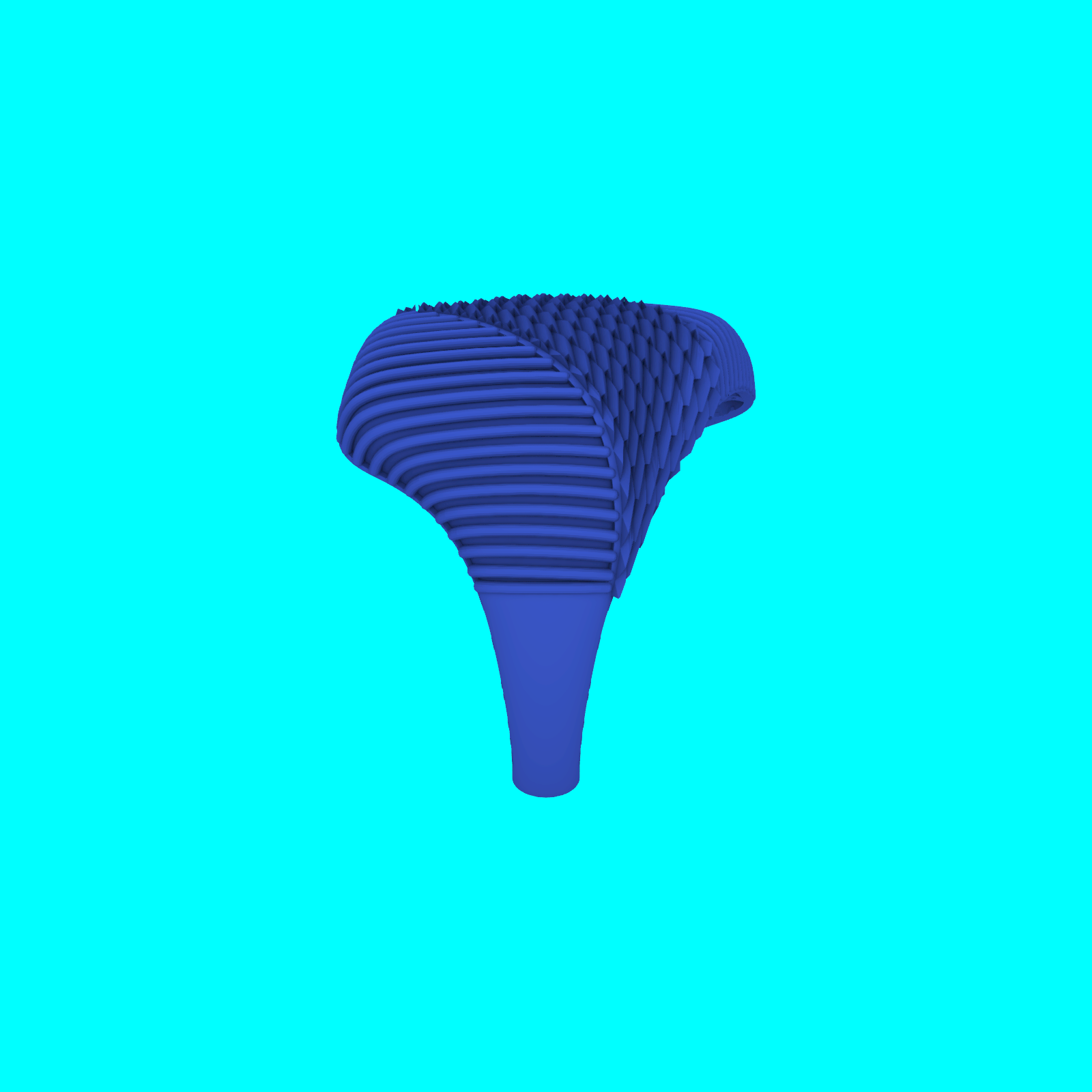 Wide Ribbed Dome Ring with Woven Center — view 4