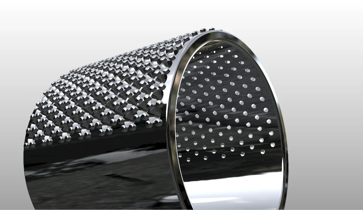 Wide Pave Diamond Half-Eternity Wedding Band — view 2