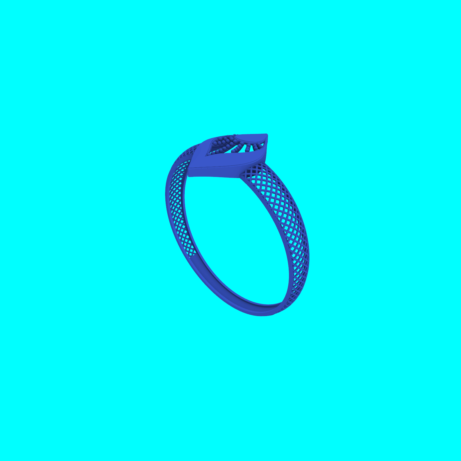Buy Luxury turkish  Ring RG100 Printable Jewelry CAD Model STL — view 6