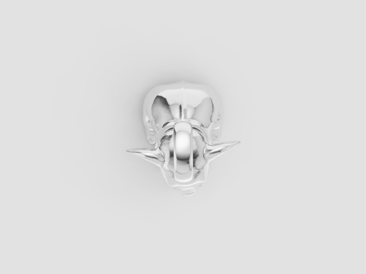 Elephant Charm 3D Model — view 5