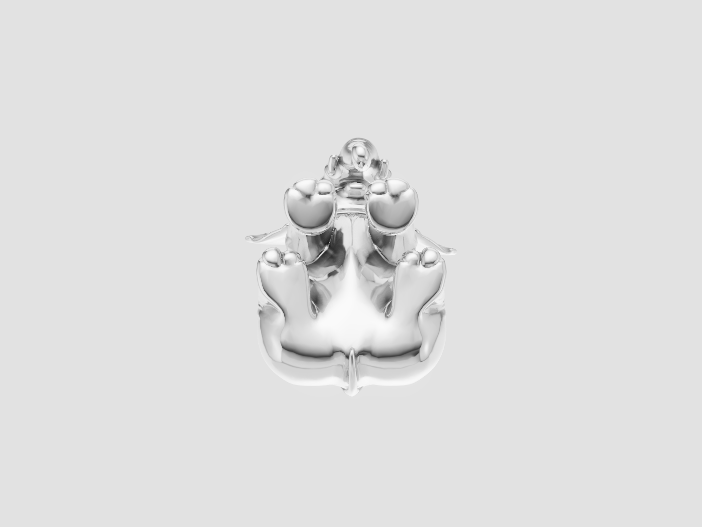 Elephant Charm 3D Model — view 6