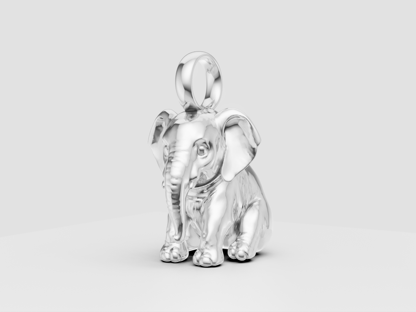 Elephant Charm 3D Model