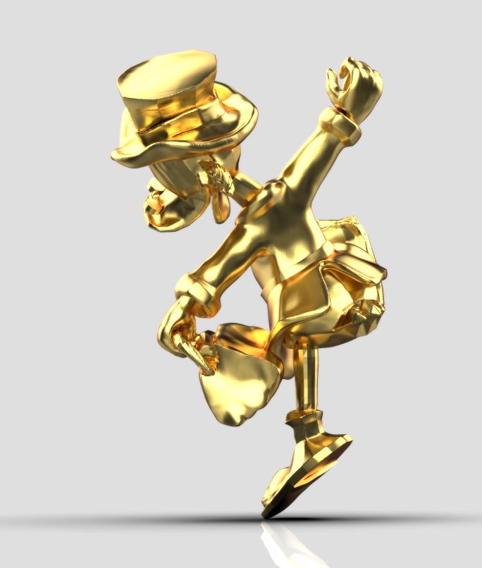 Scrooge McDuck Figurine 3D Model STL — view 6