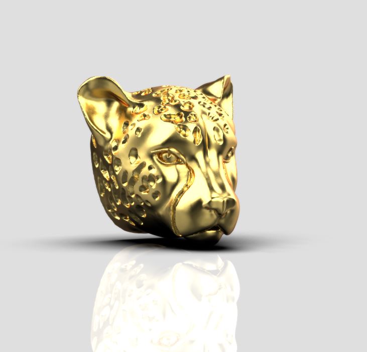 Sleek Cheetah Head Overlay Design — view 5