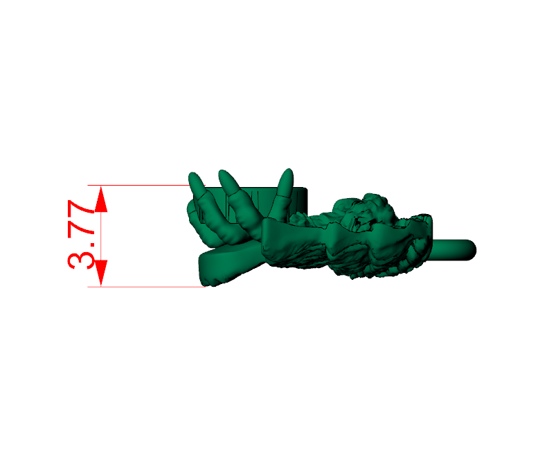 Eagle Talons Round Gemstone Pendant — view 6