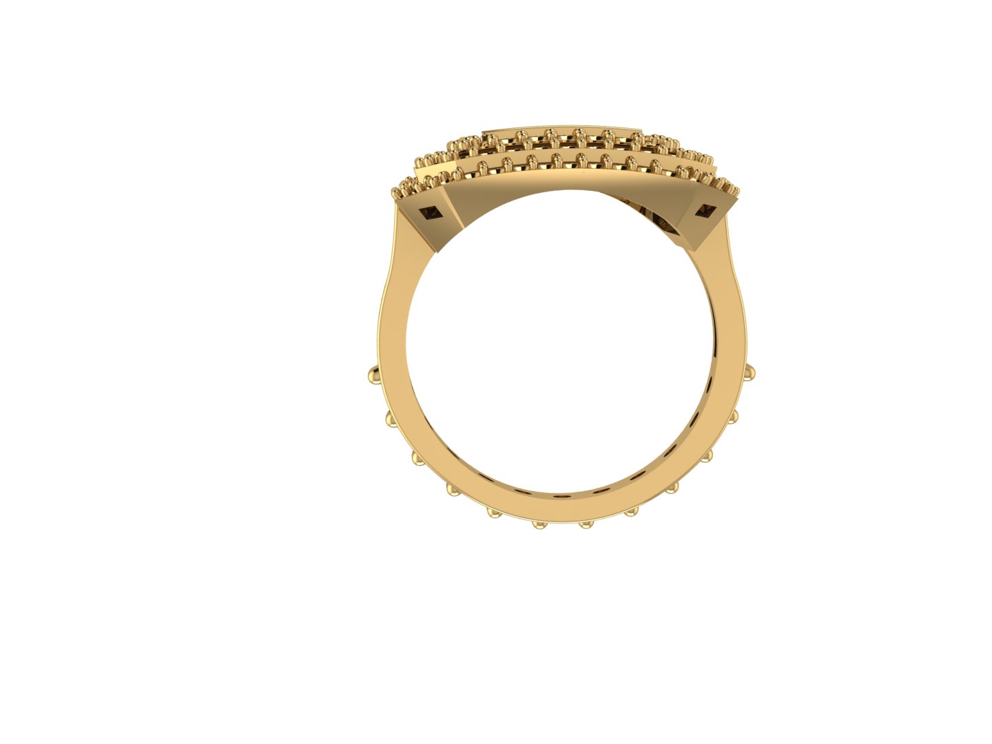 Elegant Baguette Diamond Ring — view 7