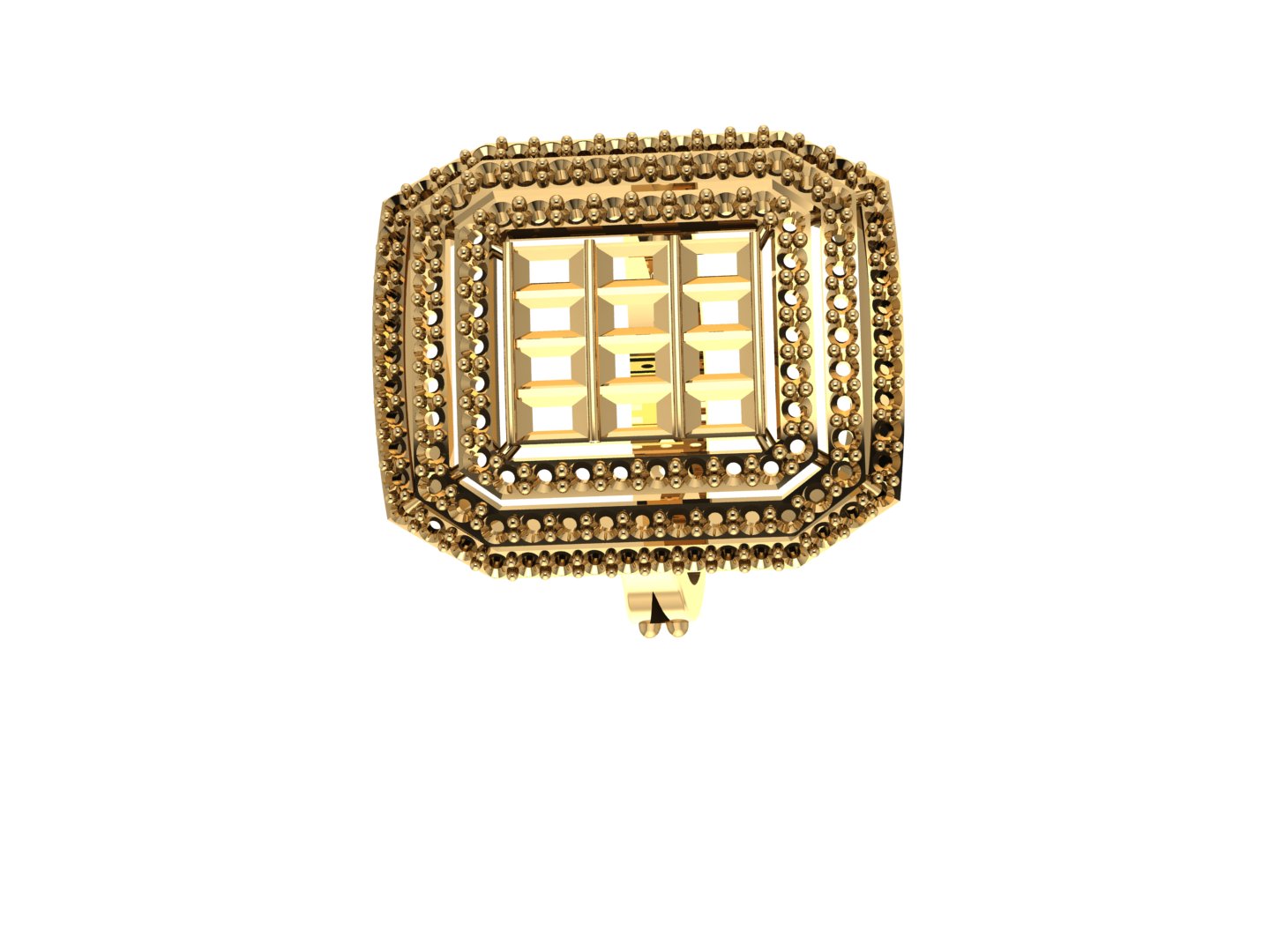 Elegant Baguette Diamond Ring — view 4